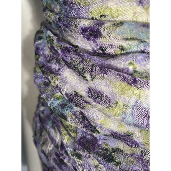 Y2K AB STUDIO Floral Mesh Top Size Small‎ - Picture 6 of 10